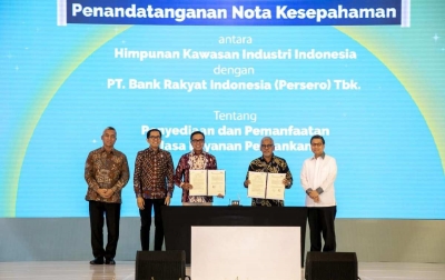 Dorong Pertumbuhan Ekonomi dan Optimalisasi Kawasan Industri, BRI Jalin Kerja Sama dengan HKI