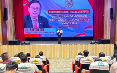 Serap Aspirasi Masyarakat, Sofyan Tan Minta Mahasiswa Berjiwa Pancasilais Dekat dengan Rakyat