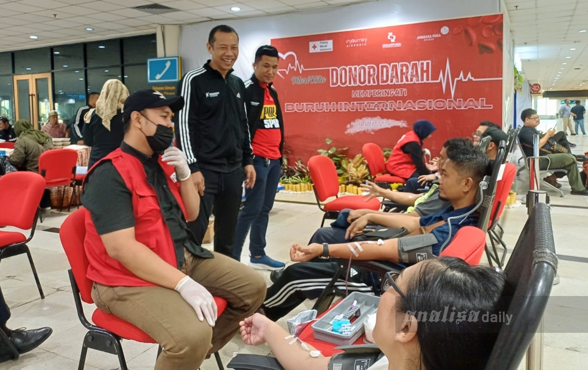 Solidaritas May Day, Sekarpura Kualanamu Aksi Donor Darah