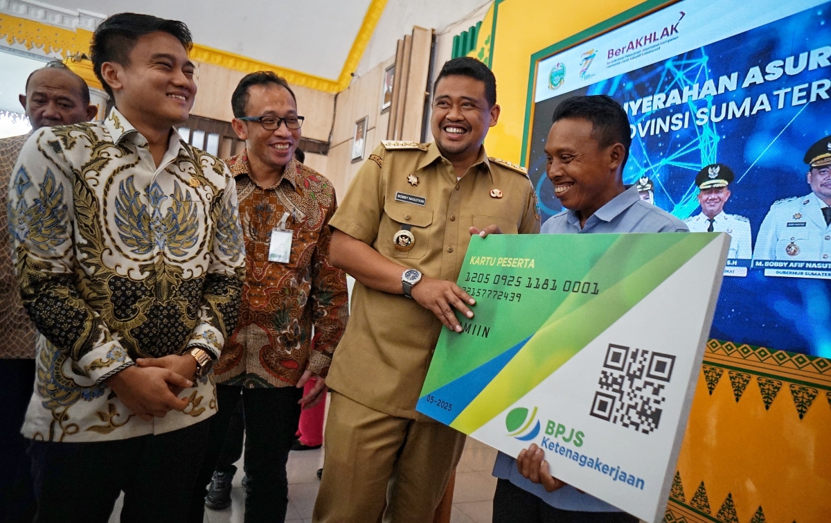 BPJS Ketenagakerjaan dan Pemprov Sumut Berikan Asuransi kepada Ribuan Nelayan di Langkat