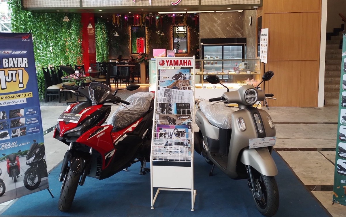 Alfa Scorpii Kembali Gelar Pameran Yamaha Classy di Irian Supermarket