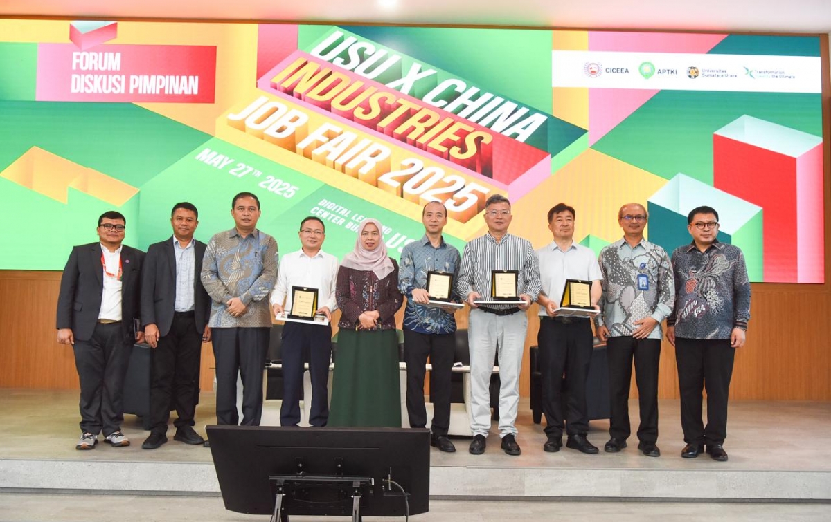 USU - Industri China Gelar Job Fair 2025 dan Leader Forum