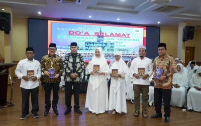 66 Calon Jamaah Haji PTPN IV Regional I Resmi Dilepas dalam Acara Doa Selamat