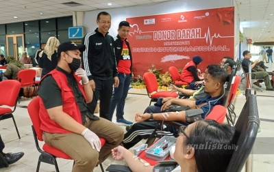 Solidaritas May Day, Sekarpura Kualanamu Aksi Donor Darah
