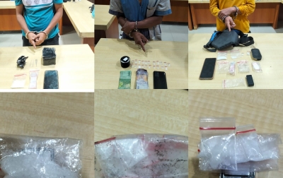 Polres Labuhanbatu Tangkap 3 Pengedar Sabu di Labura