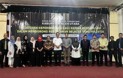 FKIP UMSU Beri Pelatihan Kepemimpinan Bagi Kepala Sekolah SMP di Aceh Utara