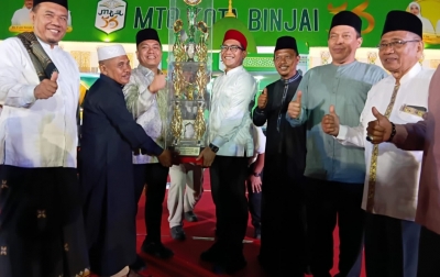 Kecamatan  Binjai Utara Juara Umum Tiga Kali Berturut-turut di MTQ Binjai