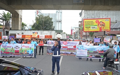 KAI Sumut Gandeng Komunitas IPKA Sumut Sosialisasi Keselamatan di Perlintasan Sebidang