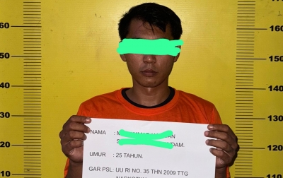 Komitmen Pemberantasan Narkoba, Polres Labusel Tangkap Pengedar asal Paluta