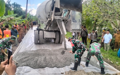 TMMD Ke-124 di Desa Silo Bonto Banyak Mendapat Dukungan, Camat: Ini Harapan Baru