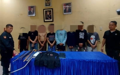 Polisi Tangkap 9 Pelaku Tawuran Berdarah di Labuhan Deli, 1 Korban Tewas