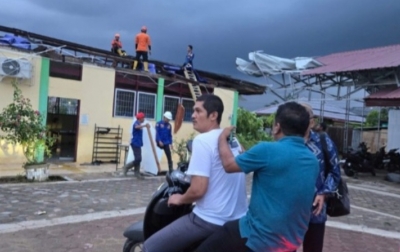 Angin Kencang Hancurkan 7 Ruang di SDIT Aceh Tamiang, Kerugian Capai Rp100 Juta