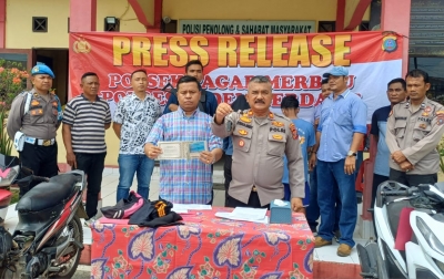 Polsek Pagarmerbau Ringkus Sepasang Pelajar Pelaku Curanmor