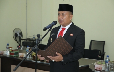 Wabup Asahan Lantik 2 Pejabat di Disdukcapil Kabupaten Asahan