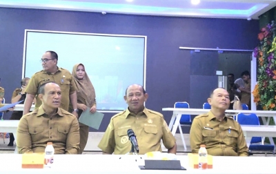Rakor dan Monev Bersama KPK, Bupati Afandin Dukung Efesiensi Anggaran dan Pencegahan Korupsi