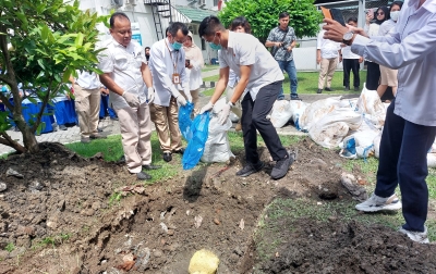 300 Kg Mie Kuning Mengandung Formalin Dimusnahkan BBPOM di Medan