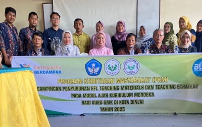 Dosen Unimed Dampingi Guru SMK Binjai Susun Modul Ajar EFL Kurikulum Merdeka
