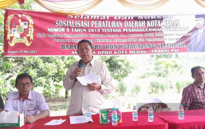 Henry Jhon Hutagalung Sosialisasikan Perda Penanggulangan Kemiskinan
