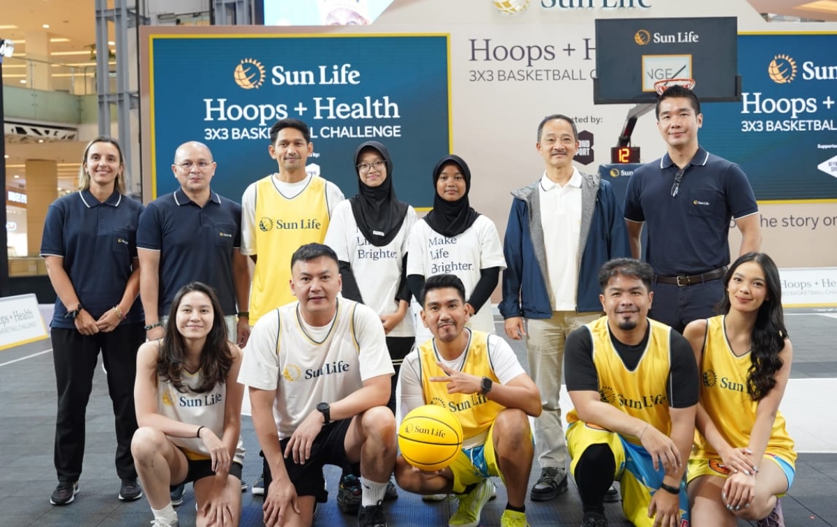 Kampanyekan Gaya Hidup Aktif, Sun Life Hoops+Health 3X3 Basketball Challenge Digelar