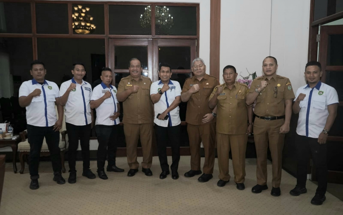 Bupati Asahan Terima Audiensi Pertina Kabupaten Asahan untuk Kejurda Tinju 2025