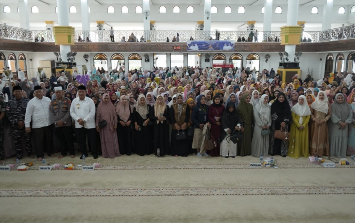 Pengajian Akbar Pemkab Asahan Hadirkan Ustadzah Aisah Dahlan