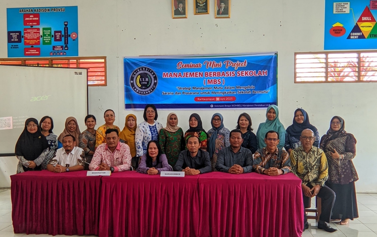 Mini Project Seminar Penjamin Mutu Pendidikan Mahasiswa S2 Manajemen Pendidikan Universitas Labuhanbatu