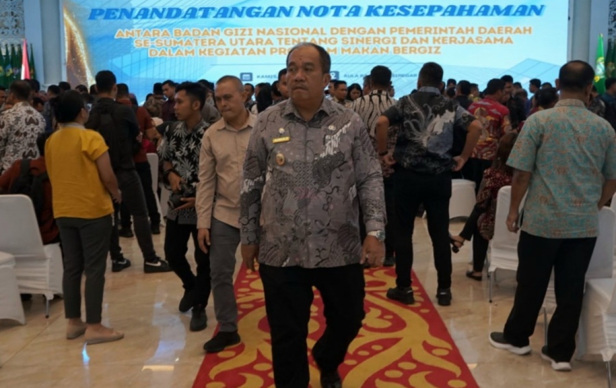 Bupati Asahan Tandatangani Nota Kesepahaman Program MBG