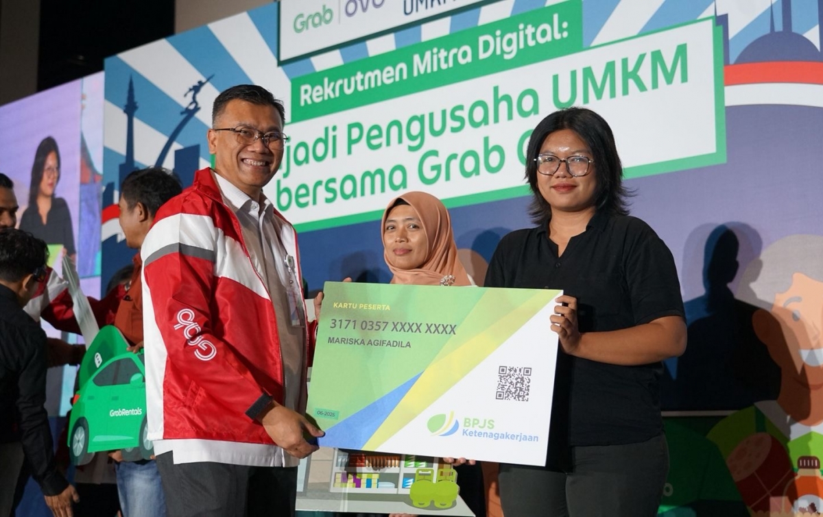BPJS Ketenagakerjaan Dukung Grab dan Kemenkop UKM Hadirkan Bantalan Sosial Digital Lewat Program Rekrutmen Mitra