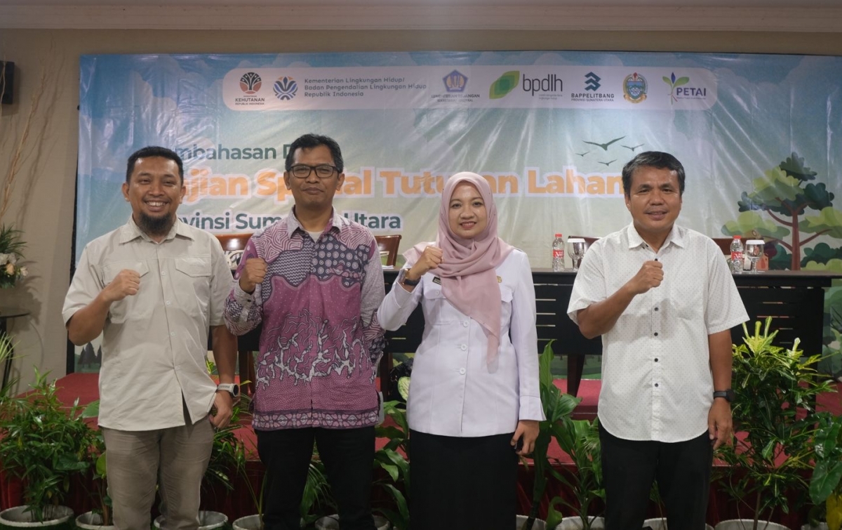 Dinas LHK Sumut dan Yayasan PETAI gelar FGD Kajian Spasial Tutupan Lahan