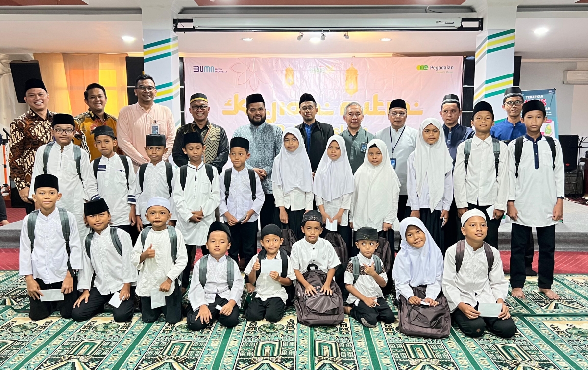 Sambut Tahun Baru Hijriah 1447, Pegadaian Medan Gelar Kajian Rohani Islam dan Santuni Anak Yatim Piatu