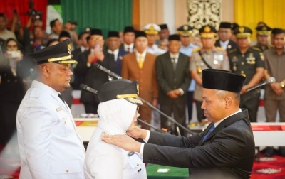 Afni-Syamsurizal Resmi Pimpin Siak, Gubri: Pesta Demokrasi Sudah Usai, Kini Saatnya Bersatu