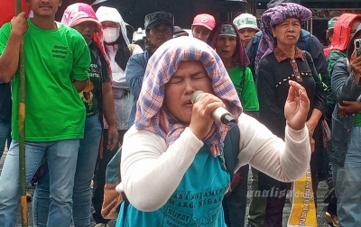 Demo Tolak PT DPM, Bupati Dairi Vickner Sinaga Ditantang Keluar