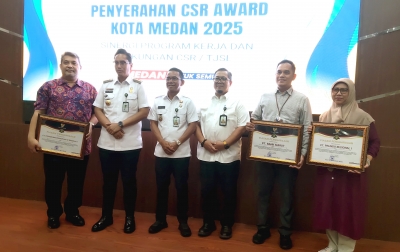 PTPN IV Regional I Raih Penghargaan CSR Award dari Wali Kota Medan