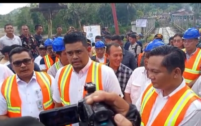 Pembangunan Jembatan Sungai Noyo Dimulai, Gubsu : Pembangunan Nyata di Kepulauan Nias