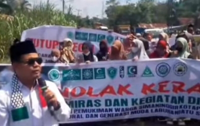 Dukung Aksi Warga Tutup Tempat Maksiat, Hasan Sagala Minta Paldasu Turun Langsung ke Labusel