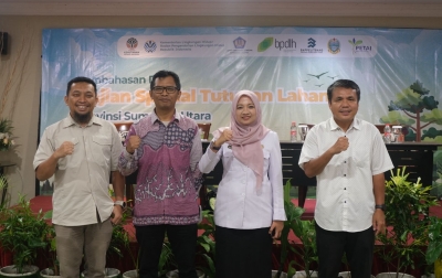 Dinas LHK Sumut dan Yayasan PETAI gelar FGD Kajian Spasial Tutupan Lahan