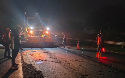 Pemberitahuan! JNT Lanjutkan Pemeliharaan Ruas Tol Belmera Pekan Ini