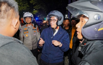 Rico Waas Patroli Malam, Pastikan Kondisi Keamanan Kota Medan Tetap Kondusif