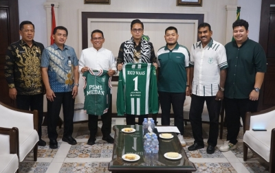 Manajemen PSMS Bertemu Walikota Medan, Rico Dorong Jalin Kerjasama dengan BUMN dan BUMD