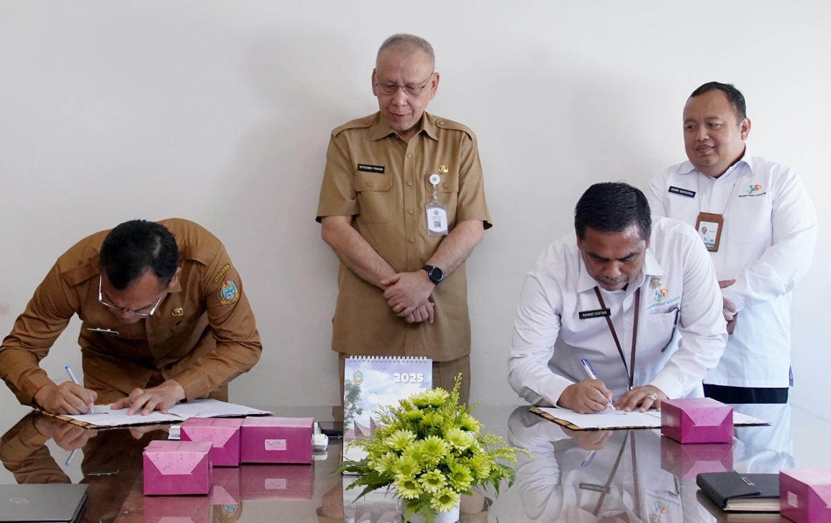 Dinas Kominfo dan BPS Sumut Teken Kerja Sama, Sinergi Pemanfaatan-Pembangunan Portal Data Daerah