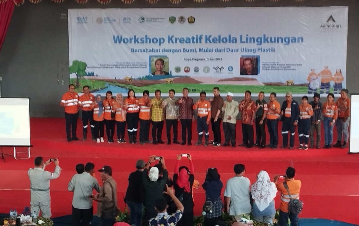 Workshop Daur Ulang Plastik Digelar di Batangtoru