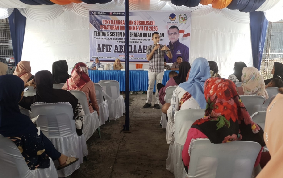 Sosperda Sistem Kesehatan Kota Medan, Afif Abdillah: Ada Pihak RS Minta Uang Muka