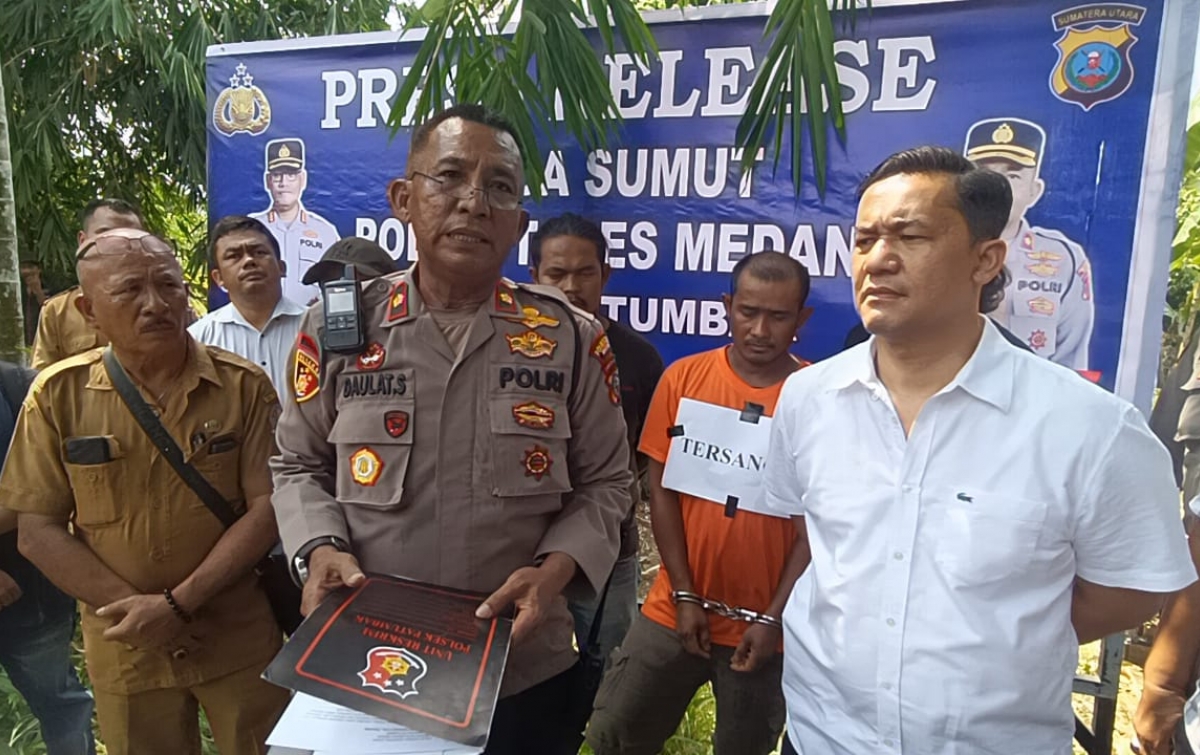 Bersembunyi 7 Tahun, Pembunuh Akhirnya Tertangkap di Patumbak