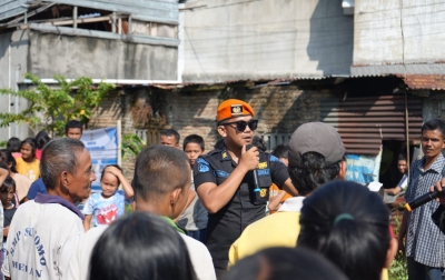 Humanis, KAI Divre I Sumut Sosialisasi Bahaya Pelemparan Kereta Api di Petak Jalan Medan–Binjai