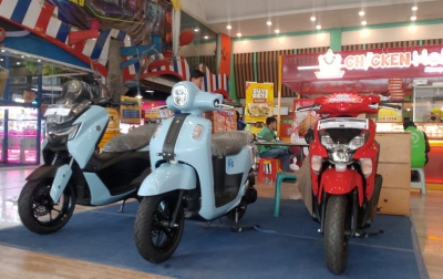 Dekatkan dengan Konsumen Medan, Yamaha Fazzio Dipamerkan di Irian Supermarket