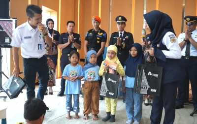 Isi Libur Sekolah, KAI Sumut Ajak Anak-anak Kenali Profesi Perkeretaapian
