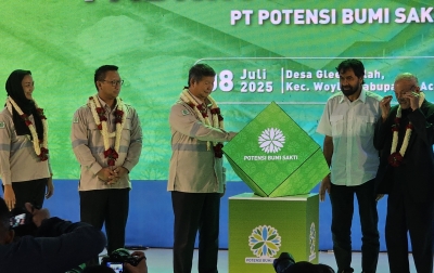 Hashim Djojohadikusumo Resmikan Operasional Pabrik Karet Remah PT Potensi Bumi Sakti di Aceh Barat