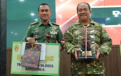 Kegiatan TMMD ke-124, Bupati Asahan Bersama Dandim 0208/AS Raih Dua Penghargaan
