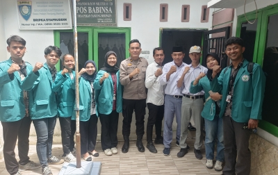 Polri dan Mahasiswa KKN Unimed Suntik Semangat Atlit Pencak Silat Sergai Jelang FORNAS NTB