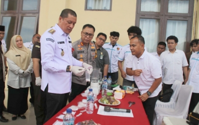 Polres Palas Lakukan Pemusnahan Barang Bukti Sitaan Narkoba